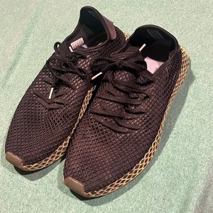 Black Adidas Sneakers, Mens Size 13